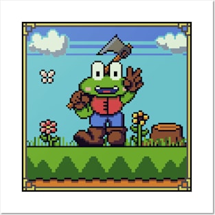 Frog Lumberjack Posters and Art